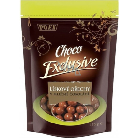 Poex Choco Exclusive Orzechy laskowe w mlecznej czekoladzie 175 g Poex Choco Exclusive Orzechy laskowe w mlecznej czekoladzie 175 g