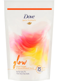 Dove Glow sól do kąpieli z nutą czerwonej pomarańczy i rabarbaru 400 g