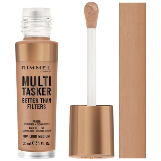 Rimmel London Multi-Tasker Better Than Filters 3w1 długotrwały tonujący podkład 004 Light-Medium 30 ml