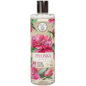 Bohemia Gifts 4v1 Piwonka żel pod prysznic, szampon, kąpiel i mydło 400 ml
