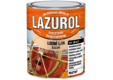 Lazurol S1119 Lodní lak bezbarvý na dřevo mat 0,75 l