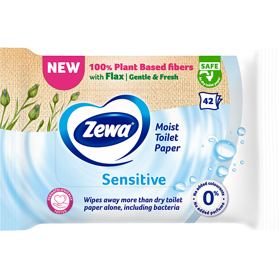 Zewa Pure Moist Toilet Tissue wilgotny papier toaletowy, 42 szt.