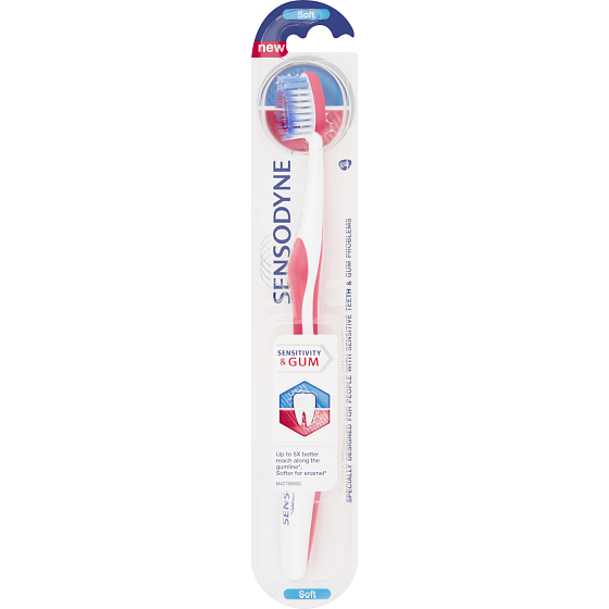 Sensodyne zubní kartáček Sensitivity & Gum Soft, měkký