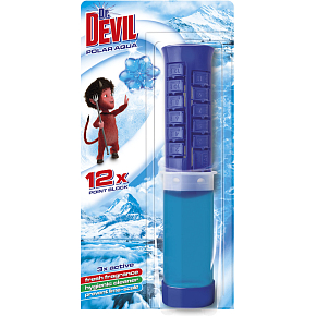 Dr. Devil 3w1 Point Block WC blok w tubie Polar Aqua, 75 ml