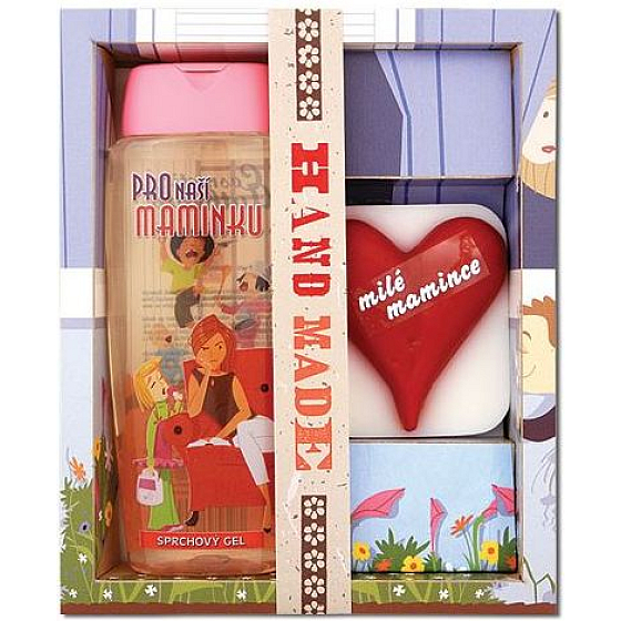 Bohemia Gifts Pro naši maminku sprchový gel 300 ml + toaletní mýdlo 70 g, kosmetická sada
