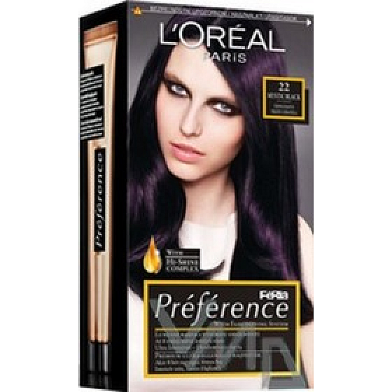 Loreal Paris Préférence Féria barva na vlasy 22 mystic black černo - fialová