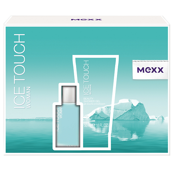 Mexx Ice Touch Woman toaletní voda 15 ml + sprchový gel 50 ml, dárková sada