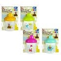 First Steps Patchwork Training Cup 6+ hrnek se dvěma uchy modrý Slon 236 ml