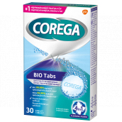 Corega Bio tabletki czyszczące do protez zębowych 30 sztuk