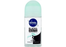 Nivea Invisible Black & White Fresh kulkowy antyperspirant dezodorant roll-on dla kobiet 50 ml