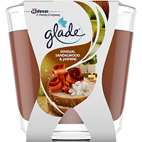 Glade świeca zapachowa Decor Sensual Sandalwood & Jasmine, 70 g