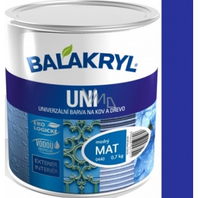 Balakryl Uni Mat 0440 Modrý univerzální barva na kov a dřevo 700 g