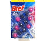 Bref Blue Aktiv Fresh Flowers WC blok dla higienicznej czystości i świeżości Twojej toalety, zabarwia wodę, 3 x 50 g, megapack