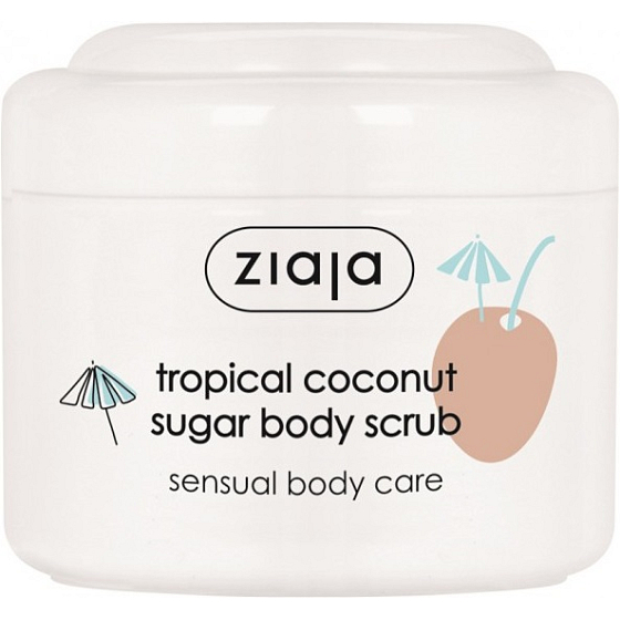 Ziaja Tropický kokos Cukrový tělový peeling 100 ml