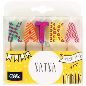 Albi Dortové svíčky jméno - Katka, 2,5 cm