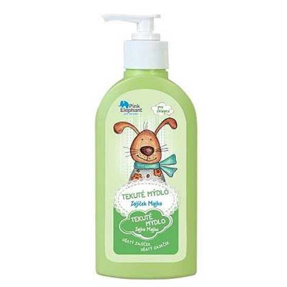 Pink Elephant Zajko Majk tekuté mýdlo s obsahem panthenolu 250 ml