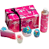 Bomb Cosmetics Plameňák - Lets Flamingle balistik 160 g + špalíček 2 x 50 g + sprchový gel 300 ml + mýdlo 100 g, kosmetická sada