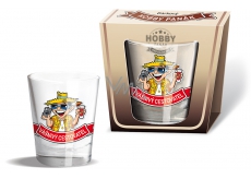 Nekupto Hobby szklany upominkowy kieliszek Zapalony podróżnik 0,04 l
