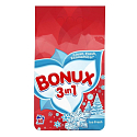 Bonux White Polar Ice Fresh 3w1 proszek do prania białych tkanin 80 prań 6 kg