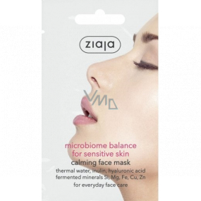 Ziaja Mikrobiome Balance zklidňující pleťová maska pro citlivou pleť 7 ml