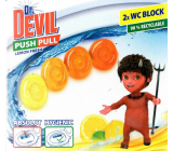 Dr. Devil Lemon Fresh Push Pull WC blok bez koszyka 2 x 20 g
