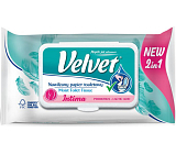 Velvet Intima 2w1 nawilżany papier toaletowy, 42 szt.