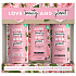 Love Beauty & Planet Murumurské máslo a Růže sprchový gel 400 ml + tělové mléko 400 ml + textilní pleťová maska pro rozjasnění pleti 21 ml, kosmetická sada pro ženy