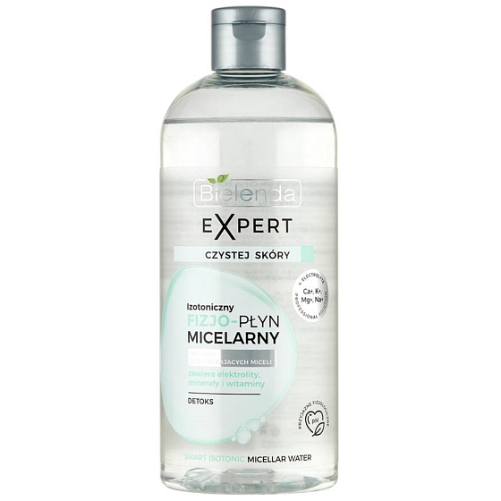 Bielenda Clean Skin Expert woda micelarna detoksykująca do cery normalnej 400 ml