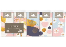 Harmony Ladie's Light Perfumed chusteczki papierowe 3-warstwowe 10 x 10 sztuk