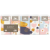 Harmony Ladie's Light Perfumed chusteczki papierowe 3-warstwowe 10 x 10 sztuk