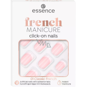 Essence French Click & Go sztuczne paznokcie 01 Classic French 12 sztuk