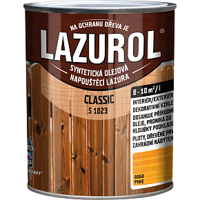 Lazurol Classic S1023 cienkowarstwowy impregnat do drewna z zawartością olejów, 0060 pinia, 750 ml