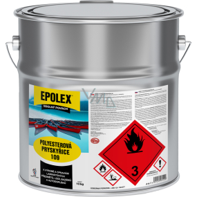 Epolex Polyester 109 + iniciátor, polyesterová pryskyřice, 10 kg Epolex Polyester 109 + iniciátor, polyesterová pryskyřice, 10 kg