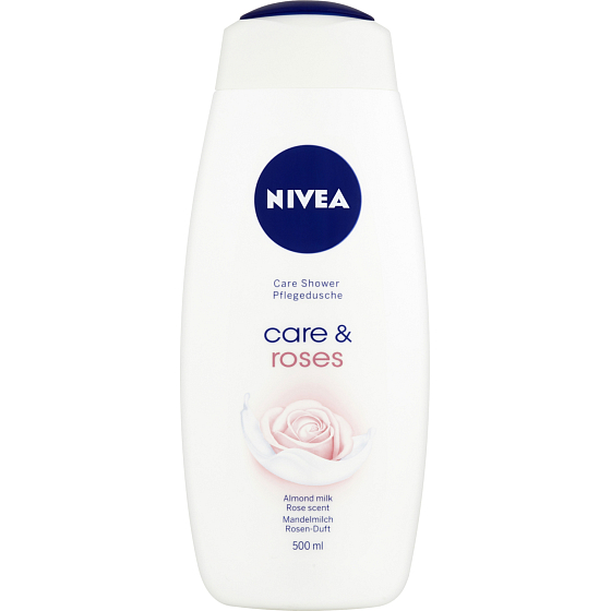 Nivea Care & Roses sprchový gel, 500 ml