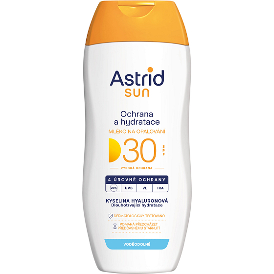 Astrid Sun OF 30 mleczko na opalanie nawilżające, 200 ml