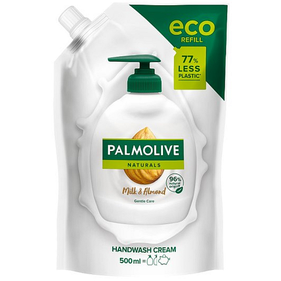 Palmolive Naturals Mleko & Migdały płynne mydło uzupełnienie 500 ml