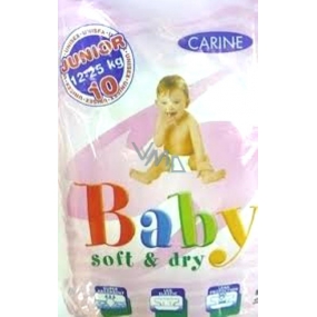 Carine Baby Soft & Dry Junior 12 -25 kg plenkové kalhotky 10 kusů