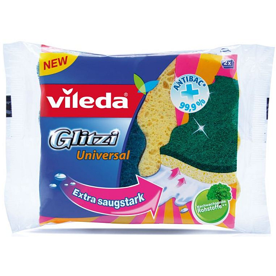 Vileda Glitzi Universal viskózní houbička 2 kusy