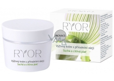 Ryor Oleje naturalne odżywczy krem do suchej i wrażliwej cery 50 ml