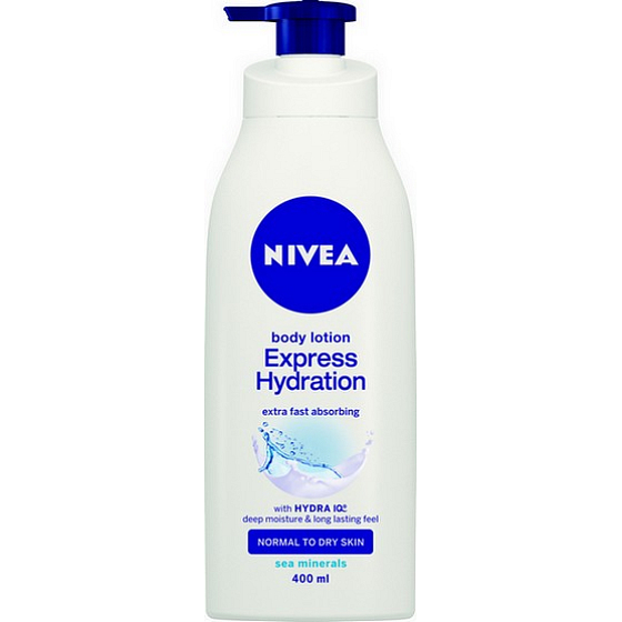 Nivea Express Hydration lehké tělové mléko normální až suchá pokožka 400 ml