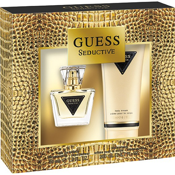 Guess Seductive toaletní voda pro ženy 30 ml + tělový krém 200 ml, dárková sada