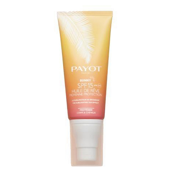 Payot Sunny Huile De Reve SPF 15 ochronny suchy olej do ciała i włosów 100 ml