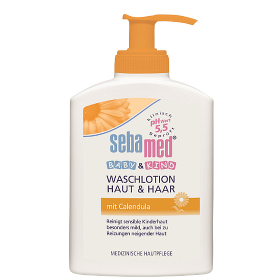 SebaMed Měsíček mycí emulze extra jemná pro děti dávkovač 200 ml