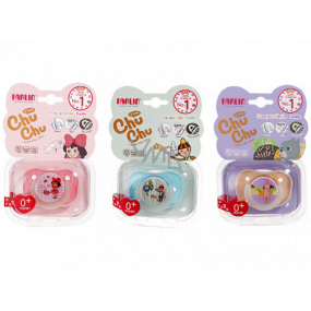 Baby Farlin Chu Chu ortodontyczny silikonowy smoczek 0+ miesięcy 1 sztuka