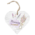 Bohemia Gifts Dřevěné vonítko do prádla srdce Provence 7,5 cm