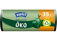 Swirl Eko worki do segregacji 35 l, 55 × 63 cm, 23 µ, 12 szt.