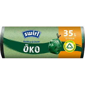 Swirl Eko worki do segregacji 35 l, 55 × 63 cm, 23 µ, 12 szt.