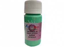 Art e Miss Uniwersalna farba akrylowa perłowa 33 Zielona 40 g