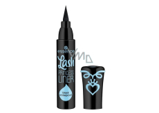 Essence Lash Princess wodoodporne płynne eyeliner czarny 3 ml
