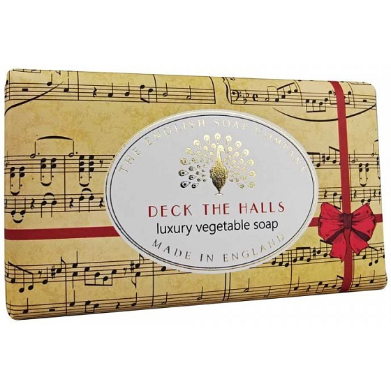 English Soap Svařené víno vánoční přírodní parfémované toaletní mýdlo s bambuckým máslem 190 g